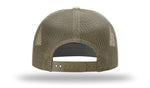 Richardson 168 7-Panel Trucker Hat, Flat Bill Snapback