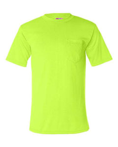 Bayside 1725 Unisex USA-Made 50/50 Pocket T-Shirt -