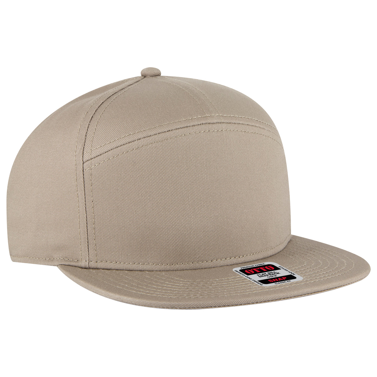 OTTO CAP 177-1331 7 Panel Mid Profile Snapback Hat – The Park