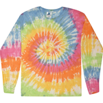 Colortone 2000 Kids Youth Tie-Dyed Long Sleeve T-Shirt