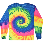 Colortone 2000 Kids Youth Tie-Dyed Long Sleeve T-Shirt