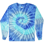 Colortone 2000 Kids Youth Tie-Dyed Long Sleeve T-Shirt