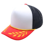 Pitbull Cambridge PB306 5 Panel Sponge Trucker Hat Bay Gold Leaf Foam Cap