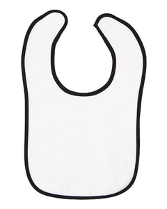 Rabbit Skins 1003 Infant Contrast Trim Terry Bib -