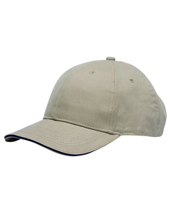 Bayside 3621 USA Made Structured Brush Cap -