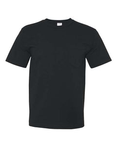 Bayside 5070 Unisex USA-Made Midweight Pocket T-Shirt -