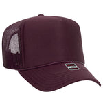 Otto 39-165 Youth Size 5 Panel High Crown Mesh Back Foam Trucker Hat Kids