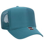Otto 39-165 Youth Size 5 Panel High Crown Mesh Back Foam Trucker Hat Kids