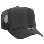 Otto 39-165 Youth Size 5 Panel High Crown Mesh Back Foam Trucker Hat Kids