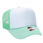 Otto 39-165 Youth Size 5 Panel High Crown Mesh Back Foam Trucker Hat Kids