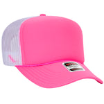 Otto 5-Panel High Crown Foam Trucker Hats, Mesh Back Cap - 39-165