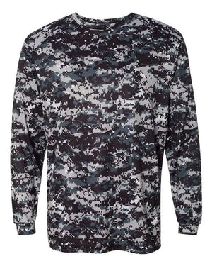 Badger 4184 Men's Digital Camo Long Sleeve T-Shirt -
