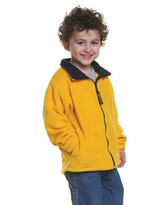 Bayside 1115 Youth USA-Made Full-Zip Fleece Jacket -