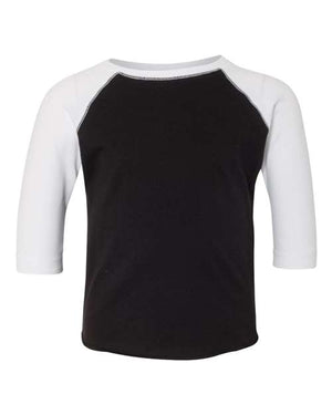 Rabbit Skins 3330 Toddler Baseball Fine Jersey Three-Quarter Sleeve Tee -