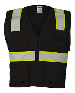 Kishigo B100-111 Unisex EV Series® Enhanced Visibility Multi-Pocket Mesh Vest -
