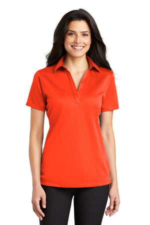 Port Authority L540 Ladies Silk Touch Performance Polo - Neon Orange -