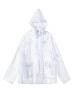 Augusta Sportswear 3160 Men's Clear Hooded Rain Jacket -