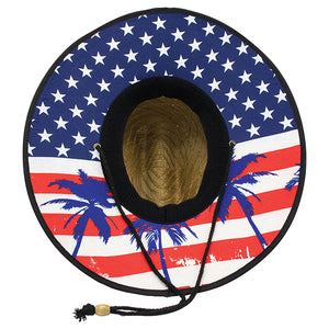 Mega Cap 8030C Lifeguard Straw Hat -