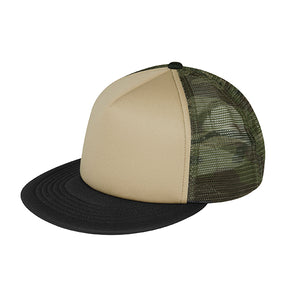 Mega Cap 6875A Flat Bill Snapback Trucker Cap -