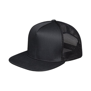 Mega Cap 6997C Flat Bill Snapback Trucker Cap -