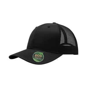Mega Cap 6901MR Recycled Polyester Twill Trucker Cap -