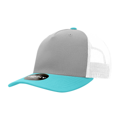 Decky 6039 5 Panel Mid Profile Structured Acrylic/Polyester Trucker Hat -