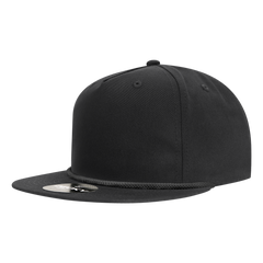 Decky 6042 5 Panel High Profile Relaxed Cotton Blend Rope Hat -