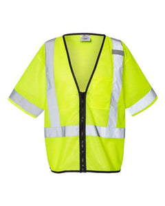 Kishigo 1567-1568 Unisex Economy Single Pocket Zipper Vest -
