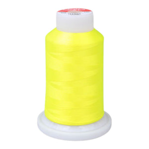 Gingko 648 PolySHINE #40 1000M Small Cone Embroidery Threads-Yellow Green -