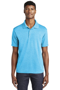 Sport-Tek ST640 PosiCharge RacerMesh Polo - Pond Blue Heather -