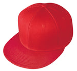 Nissun Flat Bill Polyester Cap, Snapback - 6FBC