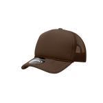 Wholesale Bulk Blank Kids' Youth Trucker Foam Mesh Hats - Decky 7010 - Black