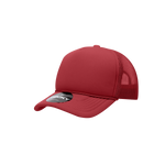 Decky 7010 - Youth 5 Panel Mid Profile Structured Foam Trucker, Kids Foam Trucker Hat, Mesh Back