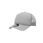 Wholesale Bulk Blank Kids' Youth Trucker Foam Mesh Hats - Decky 7010 - Dark Green/White