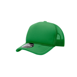 Wholesale Bulk Blank Kids' Youth Trucker Foam Mesh Hats - Decky 7010 - Grey/White