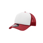 Decky 7010 - Youth 5 Panel Mid Profile Structured Foam Trucker, Kids Foam Trucker Hat, Mesh Back