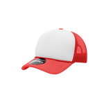 Decky 7010 - Youth 5 Panel Mid Profile Structured Foam Trucker, Kids Foam Trucker Hat, Mesh Back