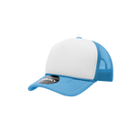 Decky 7010 - Youth 5 Panel Mid Profile Structured Foam Trucker, Kids Foam Trucker Hat, Mesh Back