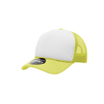 Decky 7010 - Youth 5 Panel Mid Profile Structured Foam Trucker, Kids Foam Trucker Hat, Mesh Back