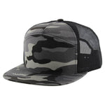 Kamel 707 7 Panel Trucker Hat Mesh Back Snapback Cap 707T