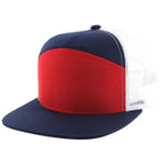 Kamel 707 7 Panel Trucker Hat Mesh Back Snapback Cap 707T