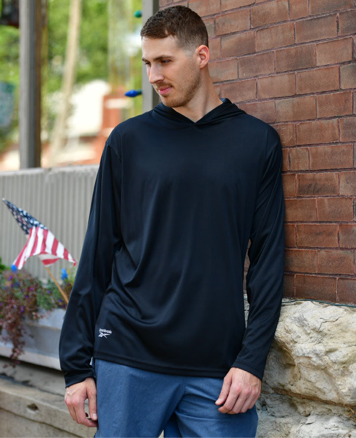 レッグウェア S.A.B Reebok Max Long-Sleeve Performance Hoodie 7051 – The Park Wholesale