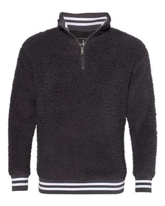 Boxercraft Q20 Unisex Varsity Sherpa Quarter-Zip Pullover -