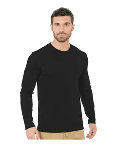 Bayside 9550 Unisex Fine Jersey Long Sleeve T-Shirt -