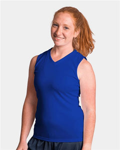 C2 Sport 5663 Women's Sleeveless V-Neck T-Shirt -