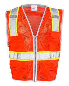 Kishigo 1510-1511 Unisex Premium Brilliant Series® Heavy-Duty Class 2 Vest -