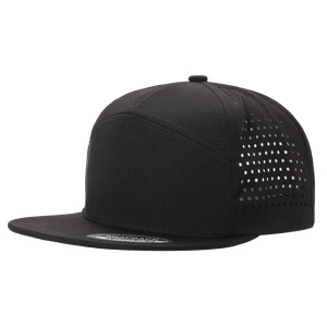 Unbranded 7 Panel Perforated Hat Laser Vented Cap -