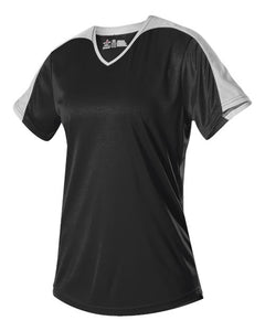 Alleson Athletic 558VG Girls' V-Neck Fastpitch Jersey -