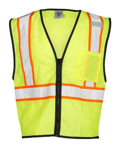 Kishigo FM527-528 Unisex Chemically Treated Contrast Mesh Vest -