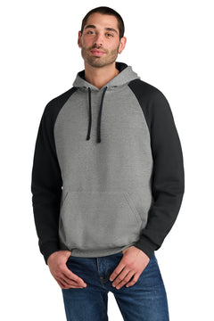 Jerzees 96C Unisex NuBlend Colorblock Raglan Hoodie Sweatshirt -